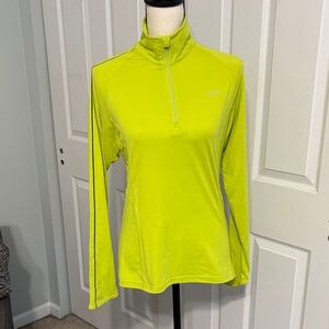 Women's Neon Yellow Athletic Top